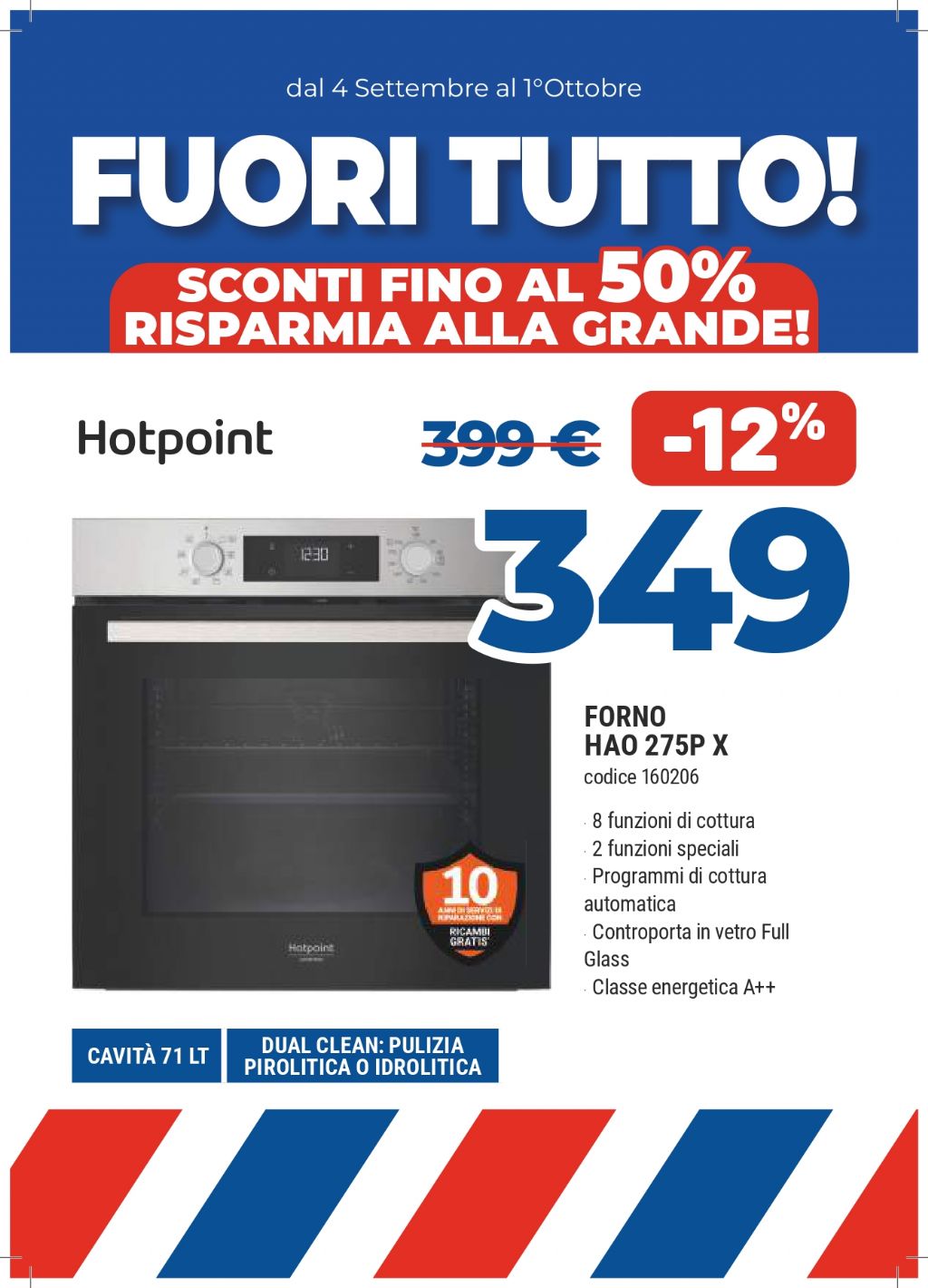 FORNO HOTPOINT ARISTON HAO275PX